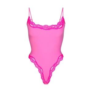 NWT SKIMS pink taffy fits everybody bodysuit 3X